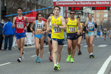 Fotos de los campeonatos de marcha, en Pamplona.