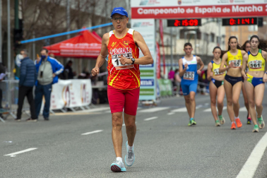 Fotos de los campeonatos de marcha, en Pamplona.