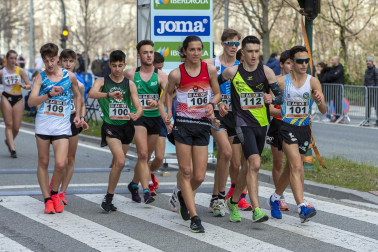 Fotos de los campeonatos de marcha, en Pamplona.