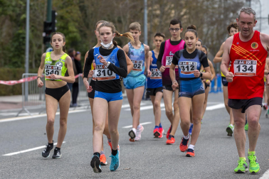 Fotos de los campeonatos de marcha, en Pamplona.