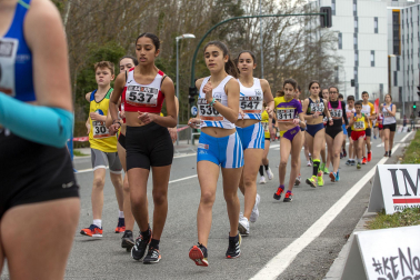 Fotos de los campeonatos de marcha, en Pamplona.