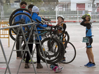 Benjamines y alevines disputaron en Estella el V Duatlón y la segunda jornada de los Juegos Deportivos de Navarra