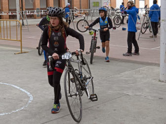 Benjamines y alevines disputaron en Estella el V Duatlón y la segunda jornada de los Juegos Deportivos de Navarra