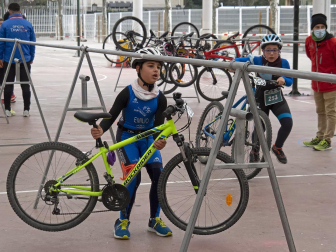 Benjamines y alevines disputaron en Estella el V Duatlón y la segunda jornada de los Juegos Deportivos de Navarra