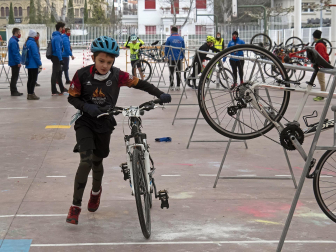 Benjamines y alevines disputaron en Estella el V Duatlón y la segunda jornada de los Juegos Deportivos de Navarra