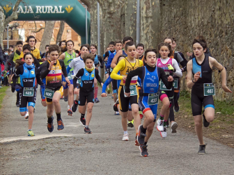 Benjamines y alevines disputaron en Estella el V Duatlón y la segunda jornada de los Juegos Deportivos de Navarra