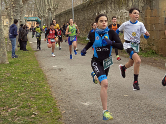 Benjamines y alevines disputaron en Estella el V Duatlón y la segunda jornada de los Juegos Deportivos de Navarra