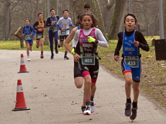 Benjamines y alevines disputaron en Estella el V Duatlón y la segunda jornada de los Juegos Deportivos de Navarra