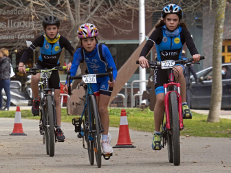 Benjamines y alevines disputaron en Estella el V Duatlón y la segunda jornada de los Juegos Deportivos de Navarra