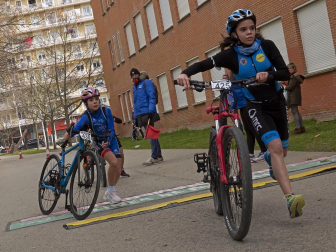 Benjamines y alevines disputaron en Estella el V Duatlón y la segunda jornada de los Juegos Deportivos de Navarra