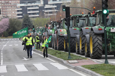 Manifestación de tractores