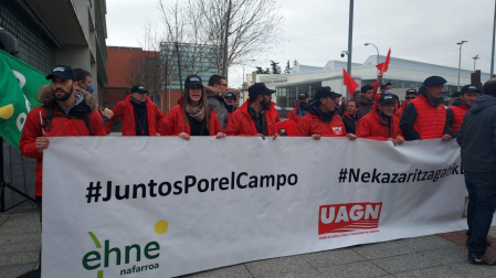 Manifestación de tractores