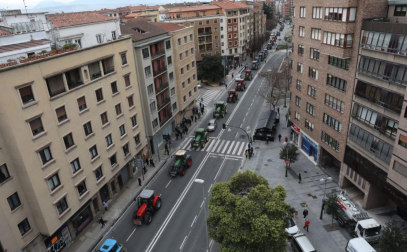 Fotos de la manifestación de tractores