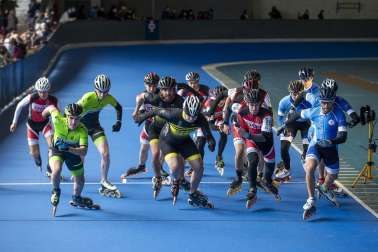 Campeonato navarro de patinaje en pista celebrado en la UD Txantrea