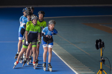 Campeonato navarro de patinaje en pista celebrado en la UD Txantrea