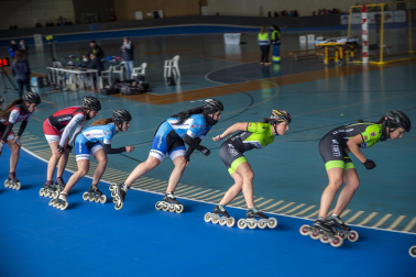 Campeonato navarro de patinaje en pista celebrado en la UD Txantrea
