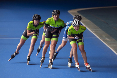 Campeonato navarro de patinaje en pista celebrado en la UD Txantrea