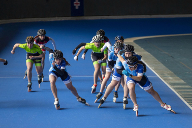 Campeonato navarro de patinaje en pista celebrado en la UD Txantrea