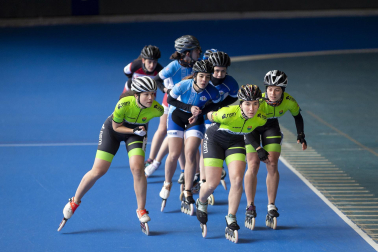 Campeonato navarro de patinaje en pista celebrado en la UD Txantrea