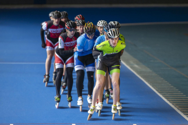 Campeonato navarro de patinaje en pista celebrado en la UD Txantrea