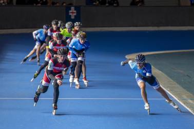 Campeonato navarro de patinaje en pista celebrado en la UD Txantrea
