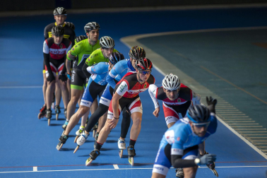 Campeonato navarro de patinaje en pista celebrado en la UD Txantrea