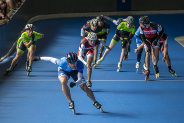 Campeonato navarro de patinaje en pista celebrado en la UD Txantrea