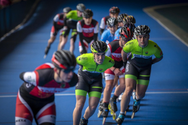 Campeonato navarro de patinaje en pista celebrado en la UD Txantrea