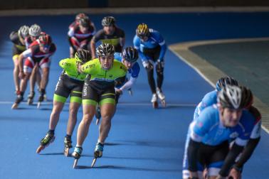 Campeonato navarro de patinaje en pista celebrado en la UD Txantrea