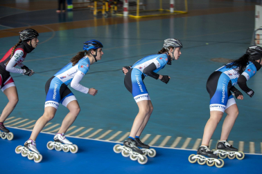 Campeonato navarro de patinaje en pista celebrado en la UD Txantrea