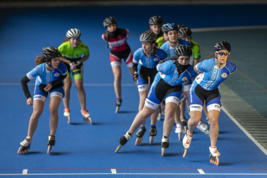 Campeonato navarro de patinaje en pista celebrado en la UD Txantrea