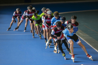 Campeonato navarro de patinaje en pista celebrado en la UD Txantrea