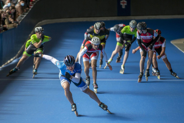 Campeonato navarro de patinaje en pista celebrado en la UD Txantrea