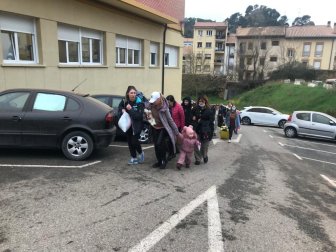 Llegada de refugiados ucranianos a Estella