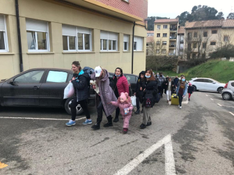 Llegada de refugiados ucranianos a Estella