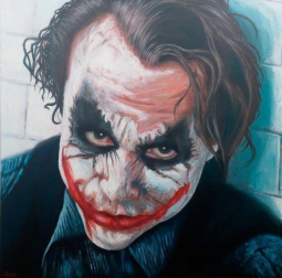 Obra titulada "Joker" del artista Julen Zubieta