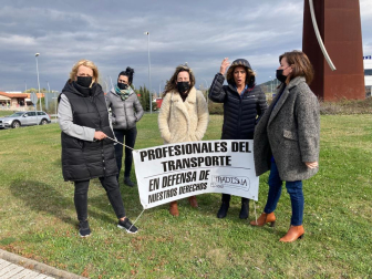 Fotos de la protesta de los camioneros navarros por las calles de Pamplona
