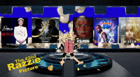 Puntuales, como siempre, llegan los Razzie para poner en vergüenza a las peores películas del año. Esta 42 edición ha tenido dos protagonistas: ‘Diana, el musical’ y la secuela de’ Space Jam’.