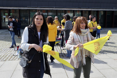 rabajadoras de 45 escuelas infantiles, convocadas por la plataforma, se han movilizado este sábado en Pamplona