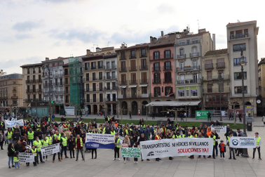 Manifestación convocada por Tradisna en Pamplona.