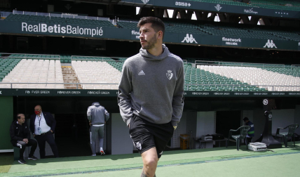 David García, en el Benito Villamarín