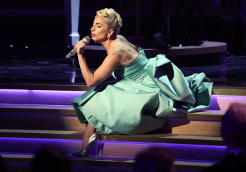 Asistentes a la gala de la 64 edición de los Premios Grammy.