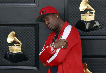 Asistentes a la gala de la 64 edición de los Premios Grammy.