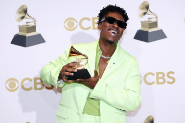 Asistentes a la gala de la 64 edición de los Premios Grammy.