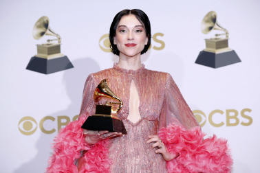 Asistentes a la gala de la 64 edición de los Premios Grammy.