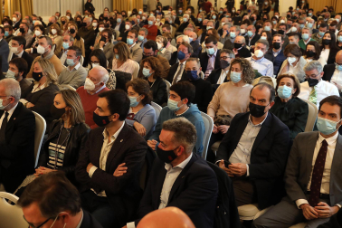 Conferencia de la presidenta de la Comunidad de Madrid, Isabel Díaz Ayuso, en Pamplona