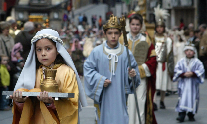 Grupo del Antiguo Testamento en la procesión del Viernes Santo en Pamplona, 2006