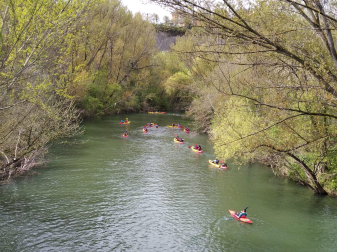 Disfrutando por el ARGA.