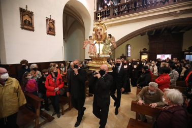Función del Voto de las Cinco Llagas en la iglesia San Agustín de Pamplona