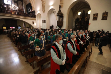 Función del Voto de las Cinco Llagas en la iglesia San Agustín de Pamplona